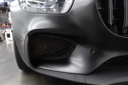 사틴블랙 전체랩핑이 많은 요즘 벤츠 AMG GTS시공했어요 / 서울 양천구