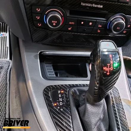 BMW E90 실내랩핑 티타늄브러쉬로 우드트림 변신![브리버] / 서울 양천