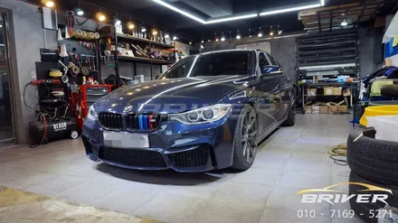 BMW F30 실내랩핑 리얼카본으로 바꾸면?? / 서울 양천