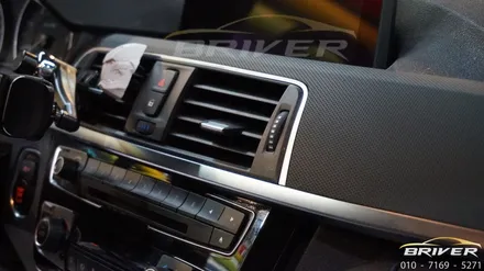 BMW 320D 실내랩핑 시공하기(3M 매트릭스블랙) / 서울 양천