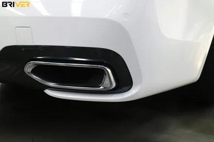 BMW G12 7시리즈 전체랩핑 유광화이트로 순정처럼 연출했어요 / 서울 양천구