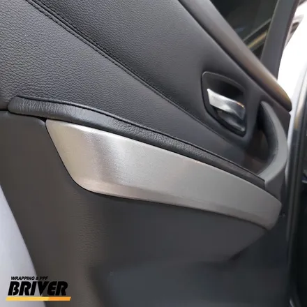 BMW E90 실내랩핑 티타늄브러쉬로 우드트림 변신![브리버] / 서울 양천