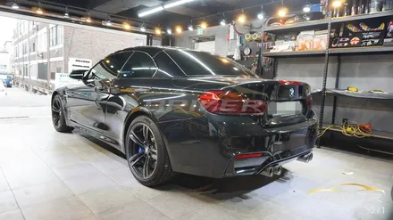 BMW M4 전체랩핑 드래곤파이어 레드컬러로 강렬하게 !! / 서울 양천