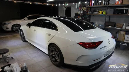 벤츠 CLS 300D 루프스킨 3M 2080 필름 시공 [브리버] / 서울 양천