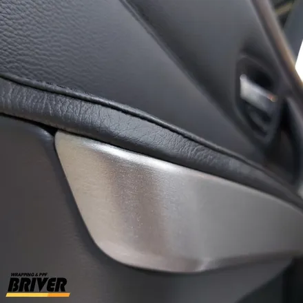 BMW E90 실내랩핑 티타늄브러쉬로 우드트림 변신![브리버] / 서울 양천
