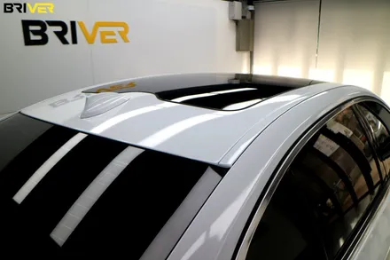 BMW G12 7시리즈 전체랩핑 유광화이트로 순정처럼 연출했어요 / 서울 양천구