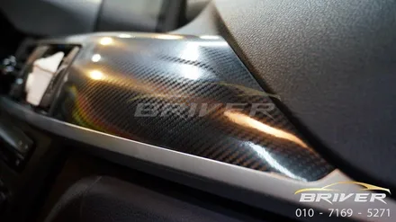 BMW F30 실내랩핑 리얼카본으로 바꾸면?? / 서울 양천