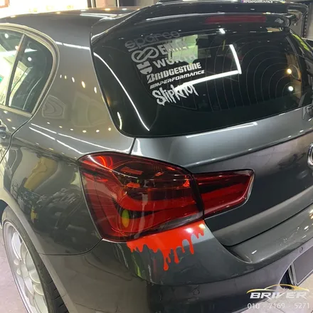 BMW 1시리즈 디퓨져랩핑+라이드필름 [브리버] / 서울 양천
