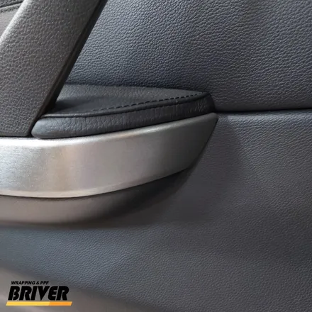 BMW E90 실내랩핑 티타늄브러쉬로 우드트림 변신![브리버] / 서울 양천