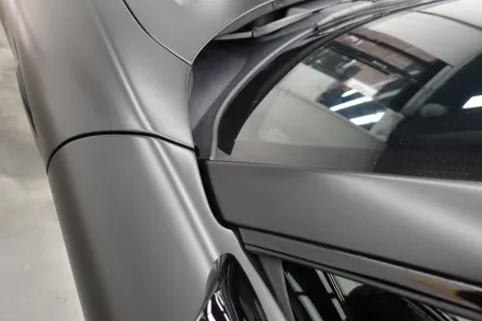 사틴블랙 전체랩핑이 많은 요즘 벤츠 AMG GTS시공했어요 / 서울 양천구
