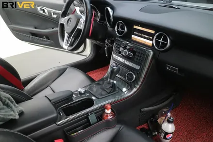 벤츠 SLK 350 실내랩핑으로 리얼카본 어떠세요~?! / 서울 양천구