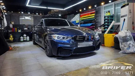 BMW F30 실내랩핑 리얼카본으로 바꾸면?? / 서울 양천