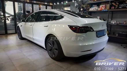 테슬라 모델3 실내랩핑도 리얼 카본으로!! / 서울 양천