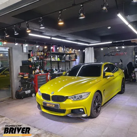 BMW 420D전체랩핑 퍼플인듯 블랙인듯 오묘하게 [브리버] / 서울 양천