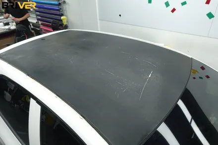 오래된 모닝 자동차 루프스킨 제거하지 않고 되살리는법!!! / 서울 양천구