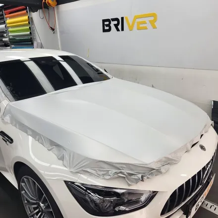 벤츠 GT43 화이트전체랩핑 고민이실때 추천하는 필름은? / 서울 양천