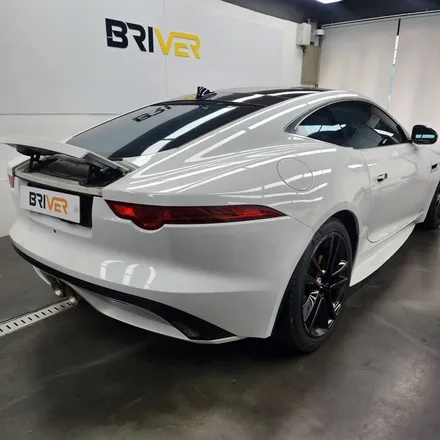 재규어 F-Type 쿠페 사틴블랙으로 전체랩핑 어떠세요 / 서울 양천