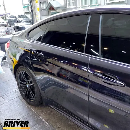 BMW 420D전체랩핑 퍼플인듯 블랙인듯 오묘하게 [브리버] / 서울 양천