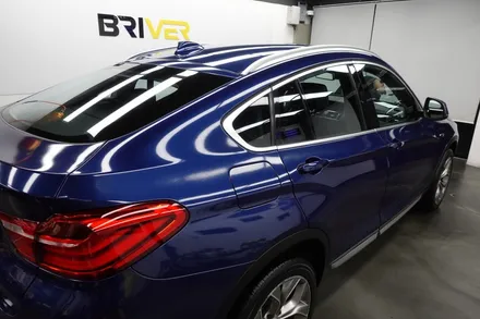 BMW X4 다크블루메탈릭으로 딥하게 전체랩핑 하기 / 서울 양천구