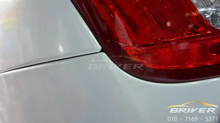 재규어xj 전체랩핑은 화이트 골드 색상으로 깔끔하게 완성 / 서울 양천