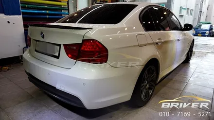 E90 사이드미러 랩핑, 스포일러 랩핑 / 서울 양천