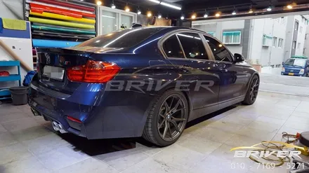 BMW F30 실내랩핑 리얼카본으로 바꾸면?? / 서울 양천