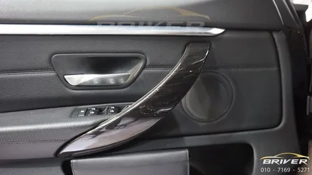 BMW 4시리즈 실내랩핑 블랙브러쉬로 연출하기[브리버] / 서울 양천