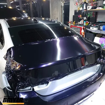 BMW 420D전체랩핑 퍼플인듯 블랙인듯 오묘하게 [브리버] / 서울 양천