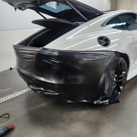 재규어 F-Type 쿠페 사틴블랙으로 전체랩핑 어떠세요 / 서울 양천