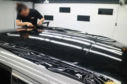 아우디Q7 블랙유광으로 전체랩핑하기 / 서울 양천구