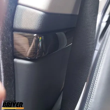 BMW 5GT 실내랩핑 카본으로 우드트림 전부 가렸습니다 / 서울 양천