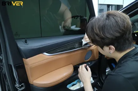 BMW X6 실내랩핑 깔끔한 시공을 원한다면 바로 여기. / 서울 양천구