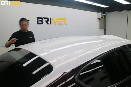 포르쉐 파나메라 전체랩핑 깨끗한 화이트로 변신! / 서울 양천구