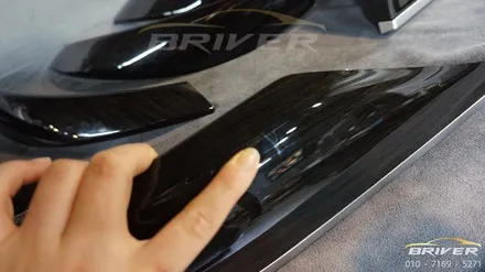 BMW 4시리즈 실내랩핑 블랙브러쉬로 연출하기[브리버] / 서울 양천