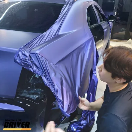 전체랩핑 후 사고가 나면 보험처리로 시공합니다 / 서울 양천