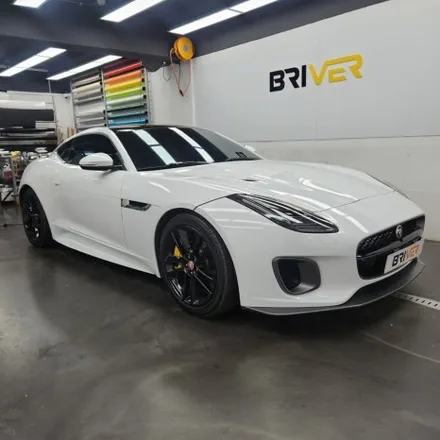 재규어 F-Type 쿠페 사틴블랙으로 전체랩핑 어떠세요 / 서울 양천