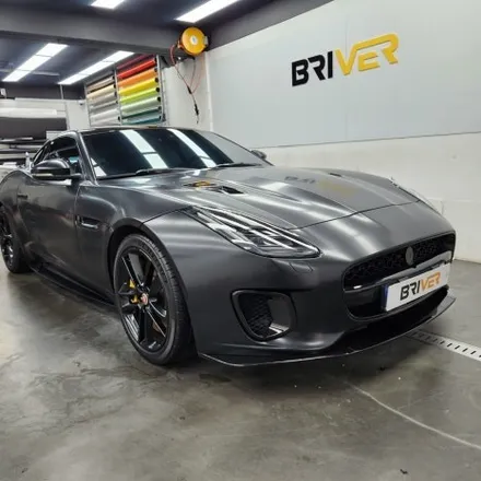 재규어 F-Type 쿠페 사틴블랙으로 전체랩핑 어떠세요 / 서울 양천