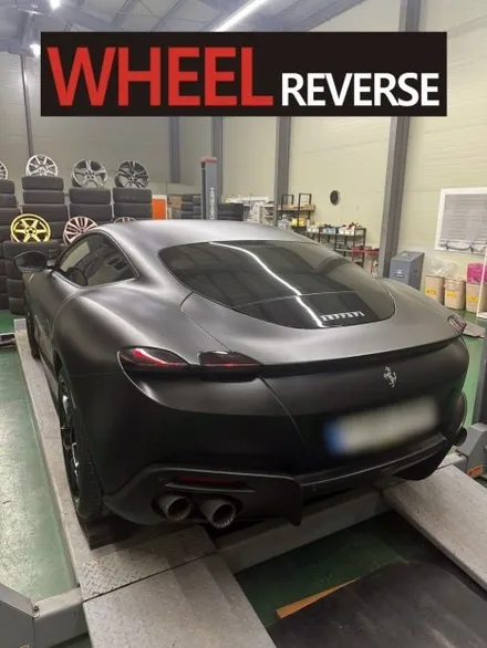 <휠리버스> 파주 일산 서울 휠복원 휠도색 / FERRARI ROMA 페라리 로마 20인치 휠 블랙유광 분체도장 휠도색 휠복원 시공 후기 / 파주시 오도동