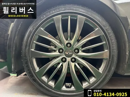 일산 휠복원 휠도색 / 제네시스G80 19인치 휠 고스트크롬 분체도장 블랙 캘리퍼도색 시공 후기~ / 파주시 오도동