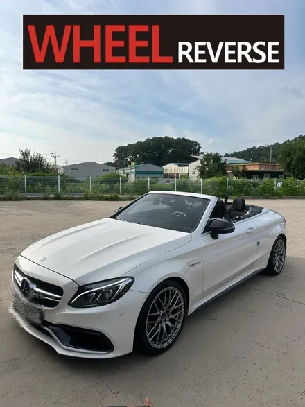 <휠리버스> 파주 일산 휠복원 휠도색 / 벤츠 AMG C63 카브리올레 19인치 휠 고스트크롬 분체도장 휠도색 휠복원 시공 후기 / 파주시 오도동