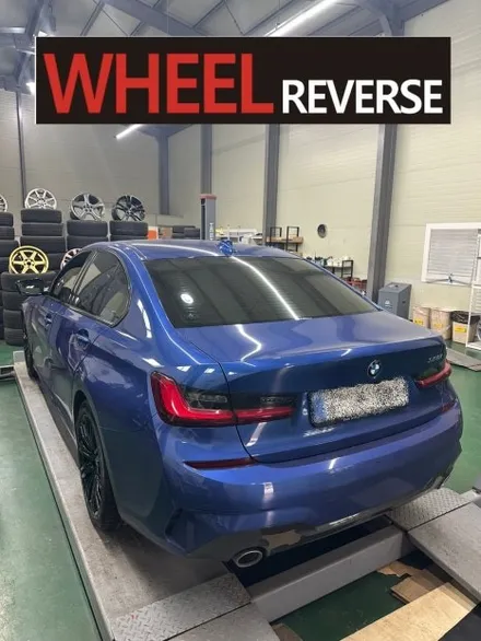 <휠리버스> 파주 일산 휠도색 휠복원 / BMW 3시리즈 320i 18인치 휠 블랙 분체도장 휠도색 휠복원 시공 후기 / 파주시 오도동