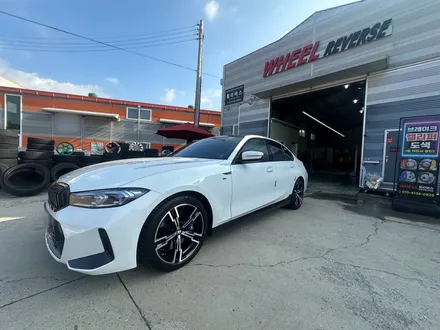 BMW 320i 다이아컷팅 휠복원 / BMW X4 블랙유광 분체도장 휠도색 파주 일산 휠리버스 시공 후기 / 파주시 오도동