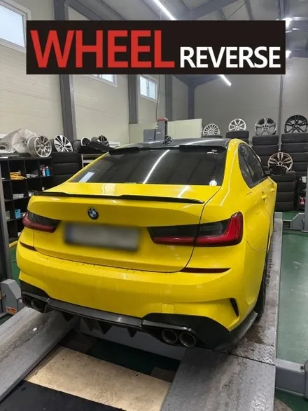 <휠리버스> 파주 일산 휠복원 휠도색 / BMW 320i M sport 18인치 휠 블랙유광 분체도장 휠도색 휠복원 시공 후기 / 파주시 오도동