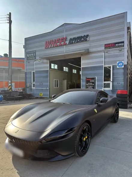 <휠리버스> 파주 일산 서울 휠복원 휠도색 / FERRARI ROMA 페라리 로마 20인치 휠 블랙유광 분체도장 휠도색 휠복원 시공 후기 / 파주시 오도동