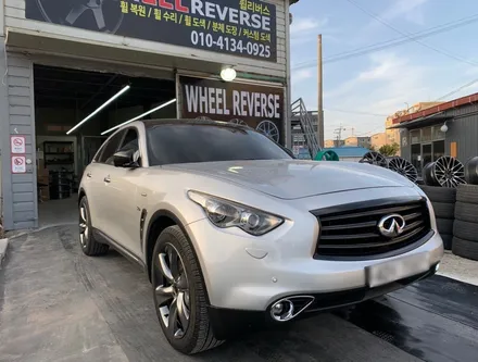 <휠리버스> 인피니티 QX70S   21인치 휠 고스트크롬 분체도장 휠도색 휠복원 [일산휠도색] [일산휠복원] / 파주시 오도동