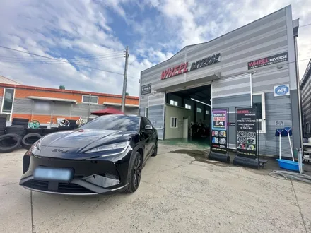 BYD 씨라이언7 20인치 휠 블랙유광 분체도장 휠도색 휠복원 캘리퍼도색 시공 후기 파주 일산 휠리버스 / 파주시 오도동