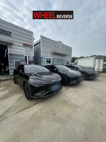 BYD 씨라이언7 20인치 휠 블랙유광 분체도장 휠도색 휠복원 캘리퍼도색 파주 일산 휠리버스 시공후기 / 파주시 오도동
