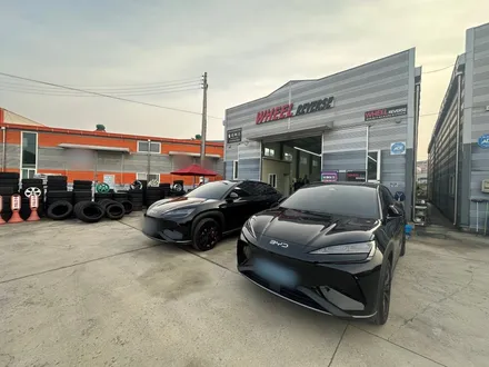BYD 씨라이언7 20인치 휠 블랙유광 분체도장 휠도색 휠복원 캘리퍼도색 파주 일산 휠리버스 시공후기 / 파주시 오도동