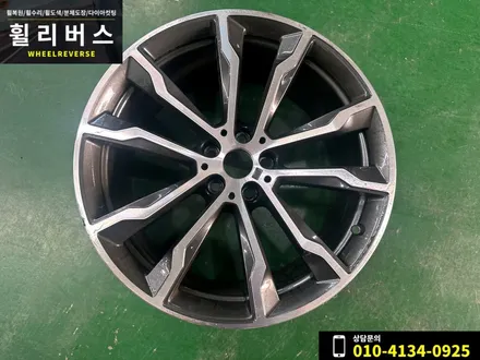 BMW 320i 다이아컷팅 휠복원 / BMW X4 블랙유광 분체도장 휠도색 파주 일산 휠리버스 시공 후기 / 파주시 오도동