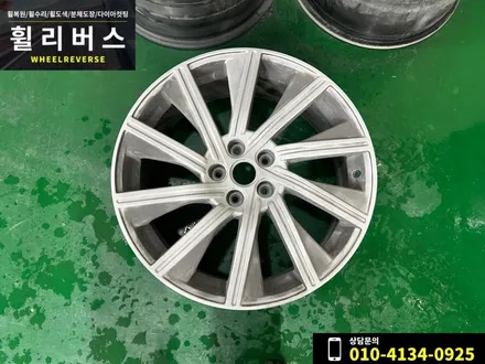 <휠리버스> 파주 일산 휠도색 휠복원 / 펠리세이드 20인치 튜온휠 블랙유광 분체도장 휠도색 휠복원 시공 후기 / 파주시 오도동